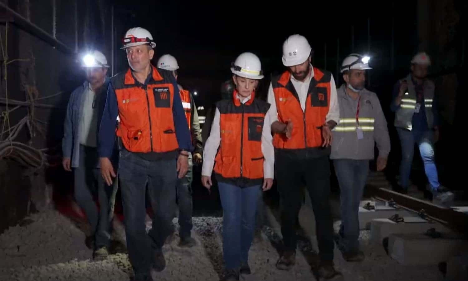 Supervisa Claudia Sheinbaum Avances De La L Nea Del Metro