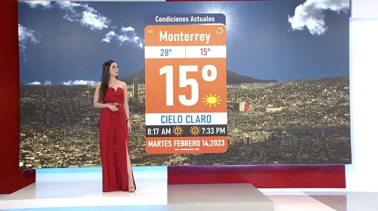 Clima en Monterrey hoy 14 de febrero Cálido y soleado