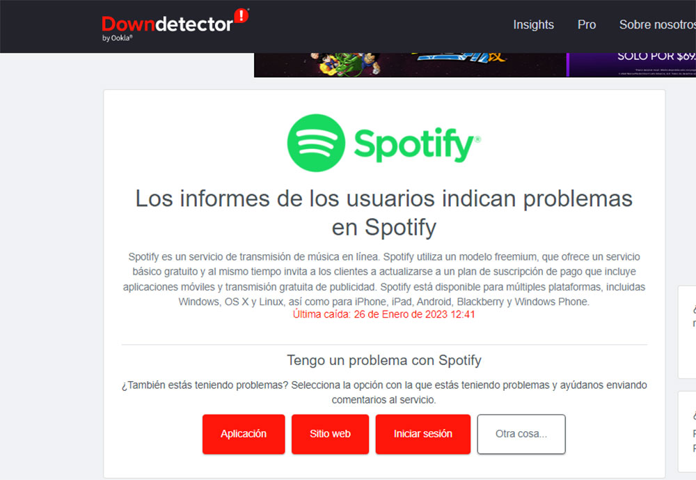 Respira Hondo No Es Tu Internet Reportan Ca Da De Spotify