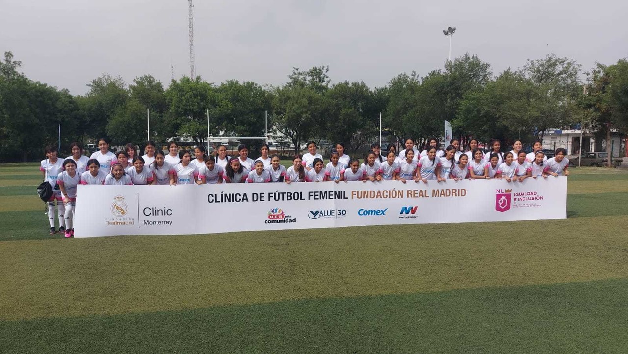 Fundación Real Madrid imparte la primera clínica de futbol para mujeres