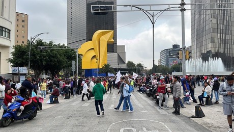 Video Llegan Simpatizantes De Claudia Sheinbaum Al Monumento A La