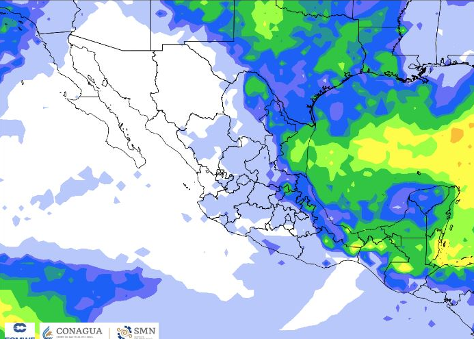 Frente Frío N17 Continuarán lluvias puntuales en Tamaulipas