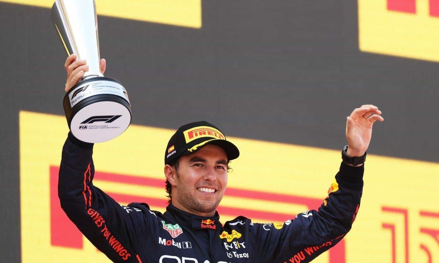 Checo Pérez logra un amargo podio en el GP de España
