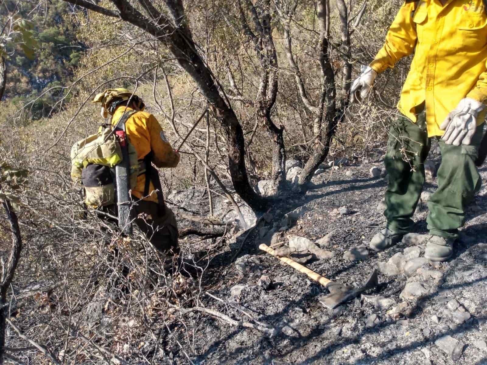 Controlan incendio en Sierra de Villaldama