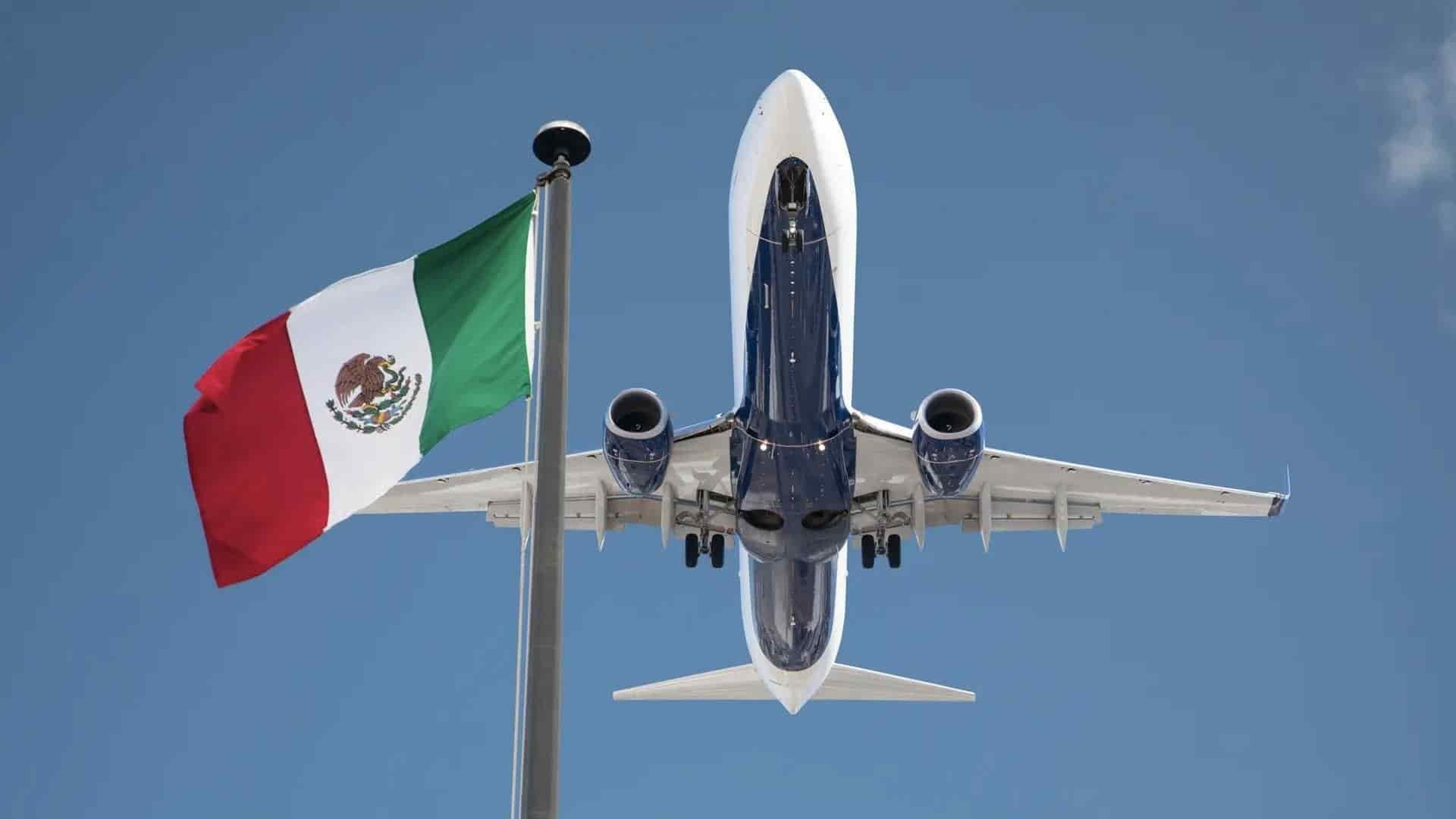 Vuelan asientos de avión en rutas internacionales a México