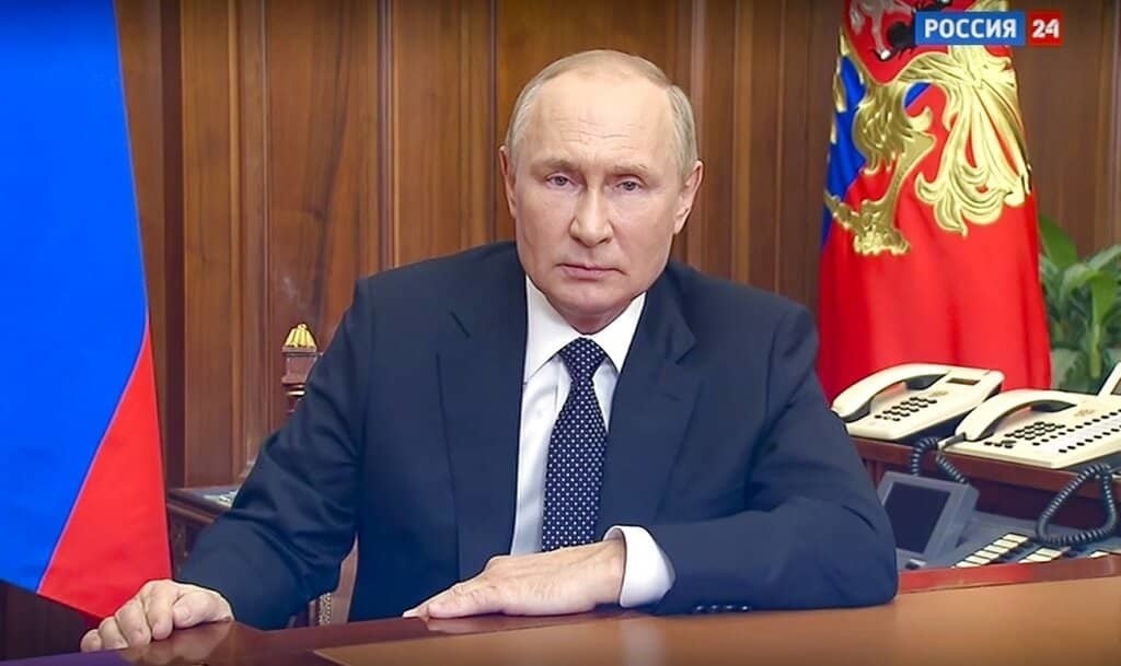 Anuncia Putin movilización parcial del Ejército de Moscú