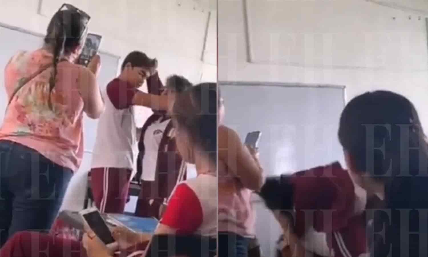 Graban pelea entre alumnos en Cetis de Nayarit