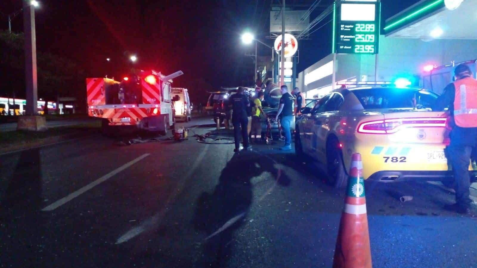 Accidente al sur de Monterrey deja un joven lesionado