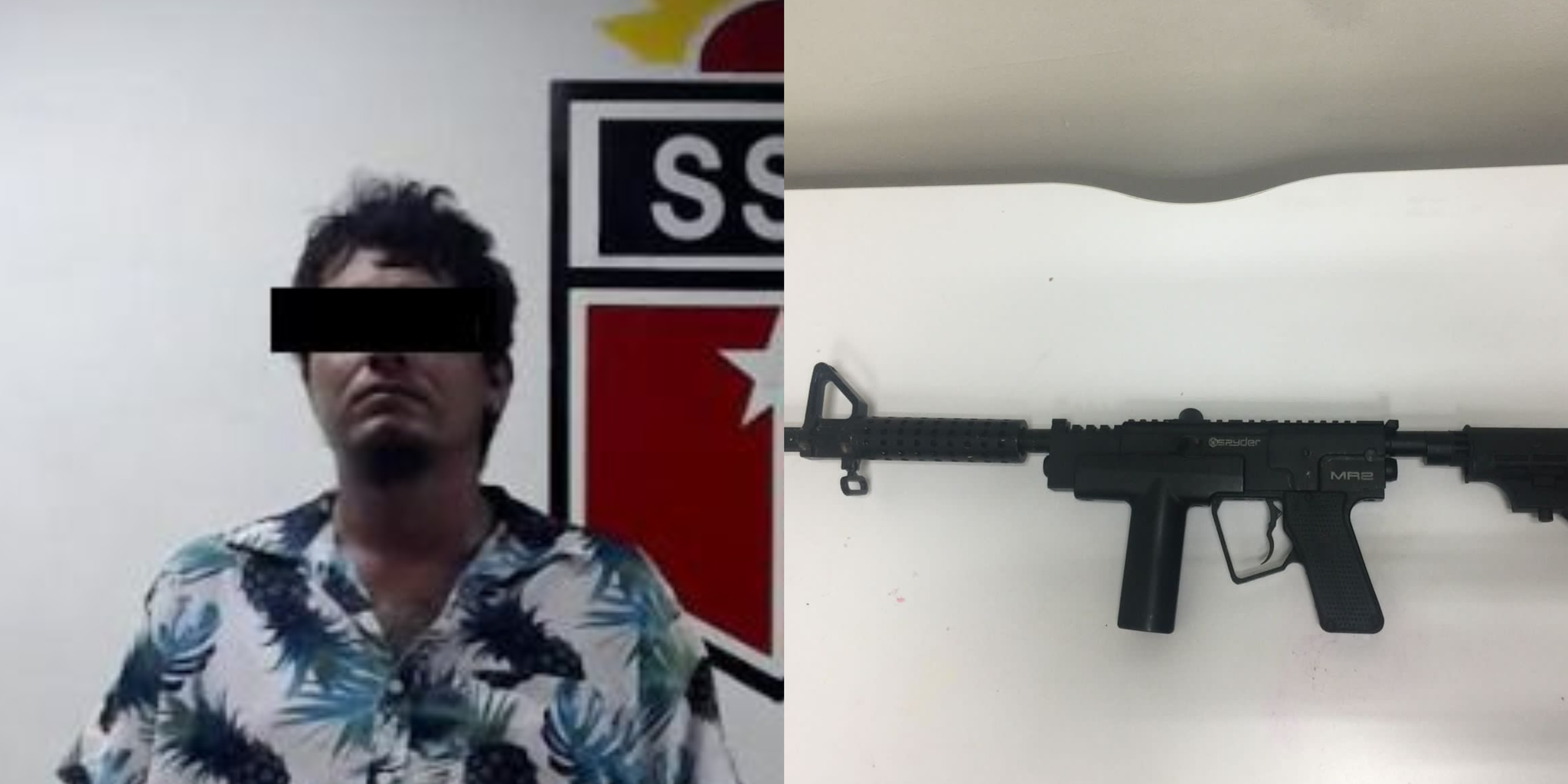 Detienen a hombre con arma falsa en San Pedro