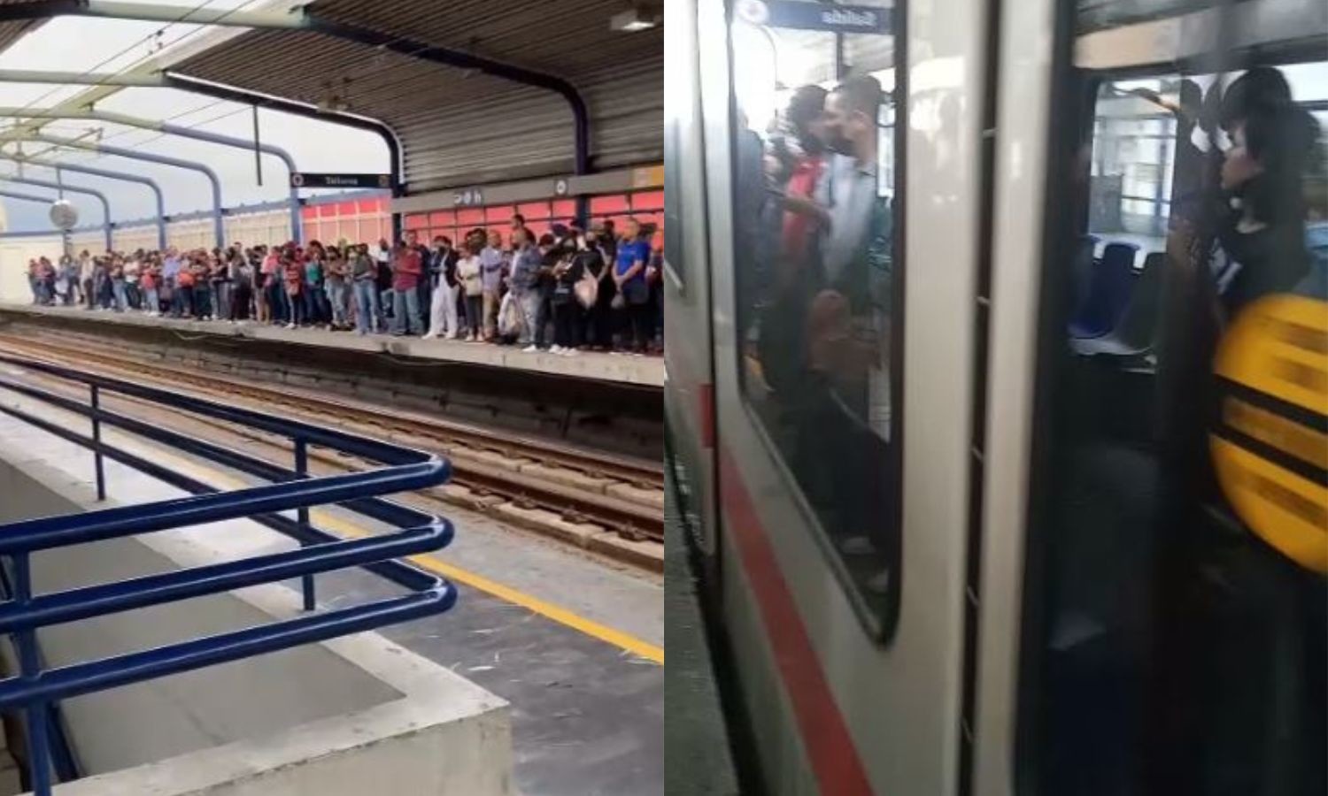 Fallas en el Metro provocan retraso y saturación nuevamente