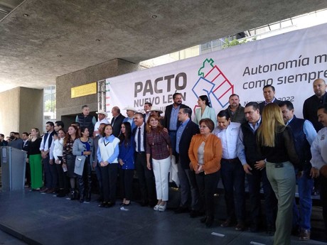 Forman oficialmente alcaldes el 'Pacto Nuevo León'