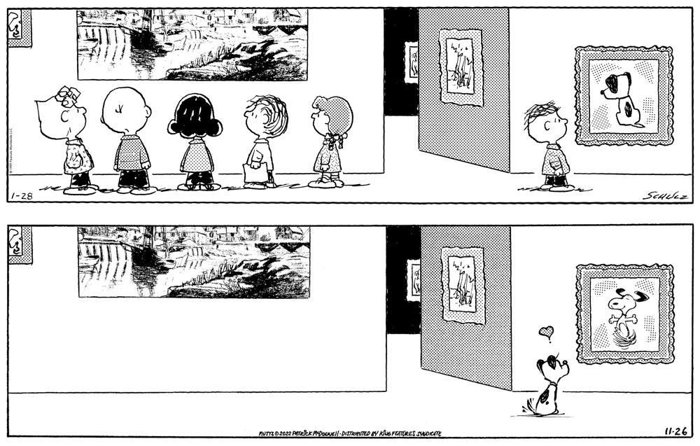 Caricaturistas celebran al creador de 'Peanuts'