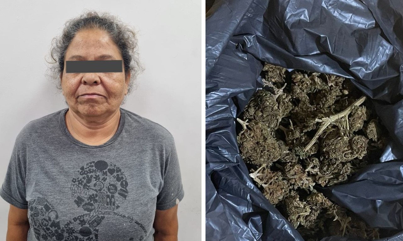 Capturan a mujer de 55 años con droga en Guadalupe