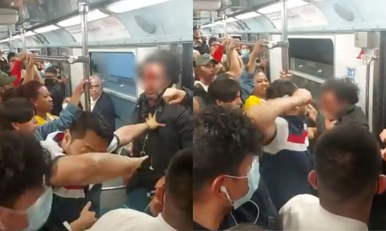 '¡Tengo Sida!': hombre escupe a otro durante pelea en metro