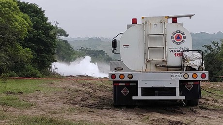 Explota tubería de gas etano en Veracruz, hay 19 heridos