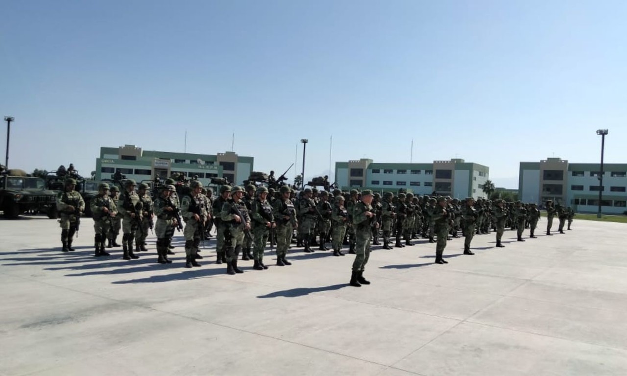 Arriban a Nuevo León 350 militares para combatir inseguridad