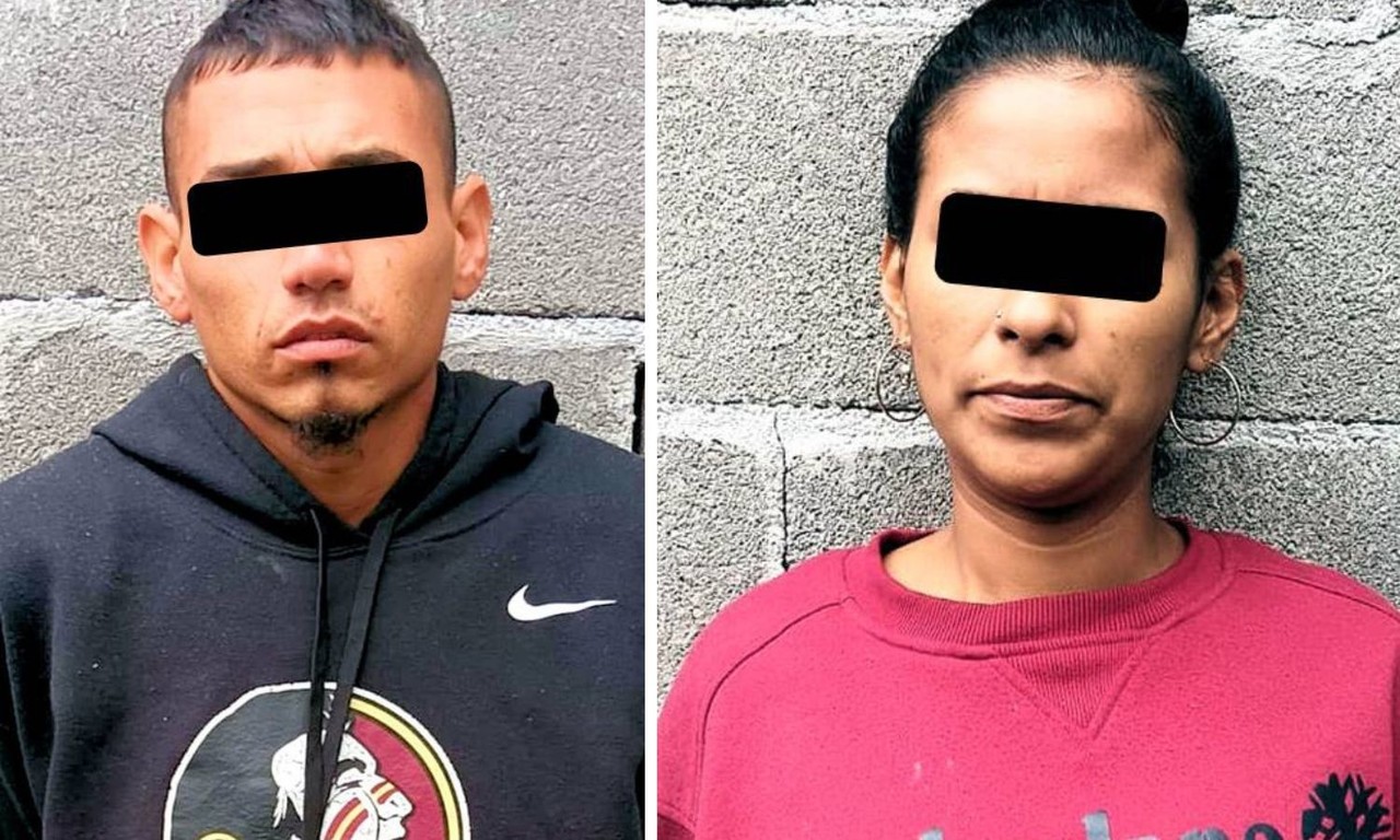 Policía de Apodaca detiene a pareja peleando por droga