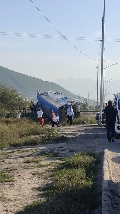 Accidente ferroviario deja cuatro heridos en Escobedo