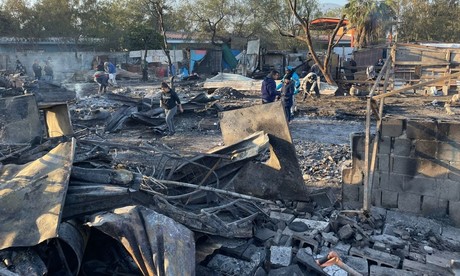 Incendio de 10 tejabanes deja a familias en la calle