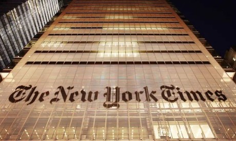 Empleados del New York Times realizan huelga histórica