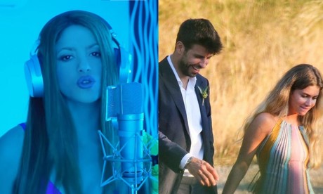 ¿Reaccionan Piqué y Clara Chía a canción de Shakira?