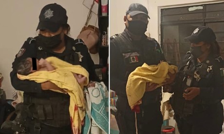 Policías de Guadalupe brindan ayuda en parto en casa