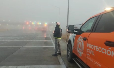 Regresa la niebla a las autopistas de Nuevo León