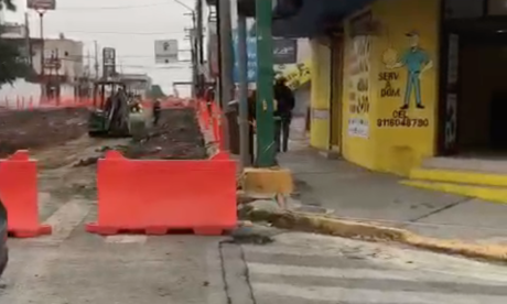 Provoca traxcavo fuga de gas en municipio de San Pedro
