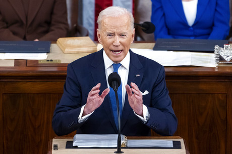 Buscará Joe Biden dar tono 'optimista' en Estado de la Unión
