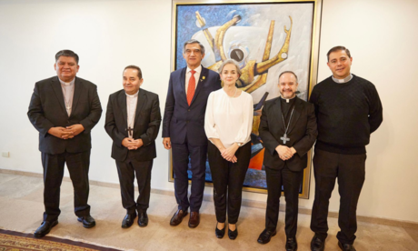 Se reúne el gobernador con los obispos de Tamaulipas
