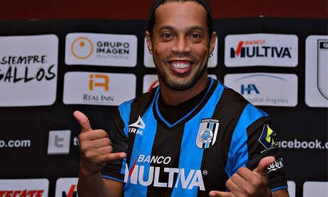 Confirman a Ronaldinho en la reapertura del Corregidora