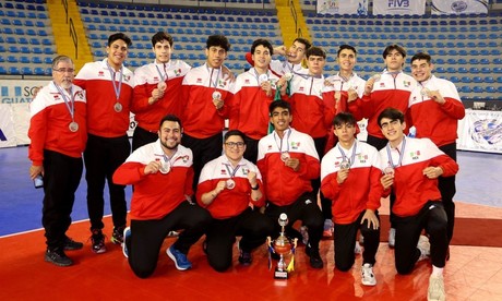 México gana plata en Copa Continental de Voleibol Sub 19