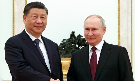 Presidente Putin recibe a Xi Jinping en Moscú
