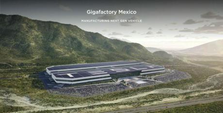 Presenta Elon Musk gigaplanta de Tesla en Nuevo León