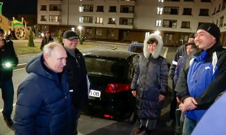 Putin visita por primera vez la ciudad ucraniana de Mariúpol