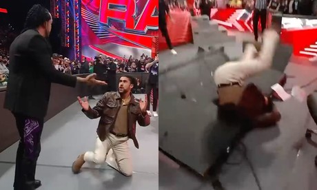 Bad Bunny recibe brutal paliza de Damian Priest en WWE