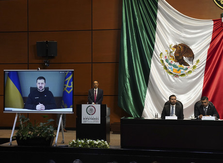 Pide Volodimir Zelensky apoyo al Congreso de México