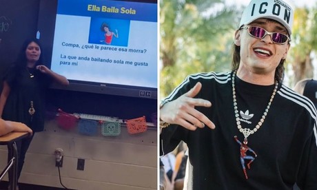 Maestra usa canción de Peso Pluma para enseñar español en EUA