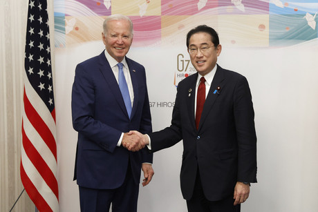 Se reúnen Joe Biden y Fumio Kishida previo a cumbre del G7