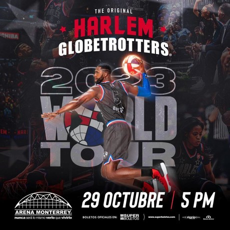 Llegarán los Harlem Globetrotters a Monterrey en octubre