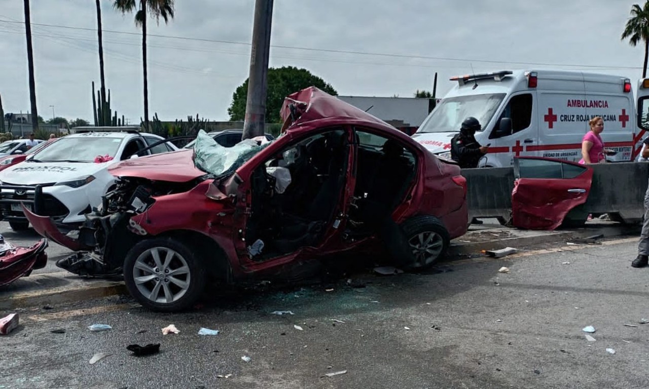 Accidente en carretera a Laredo deja a cuatro lesionados