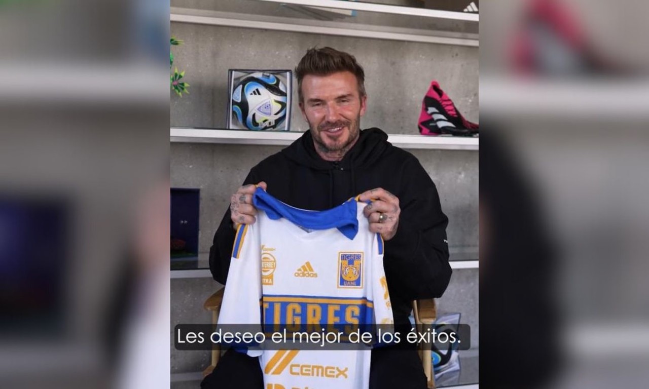 David Beckham desea éxito a Tigres previo a final de Liga MX