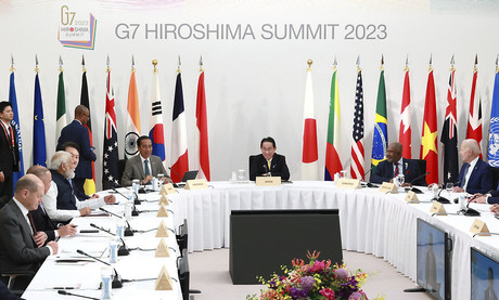 G7 insta a China a presionar a Rusia para acabar guerra