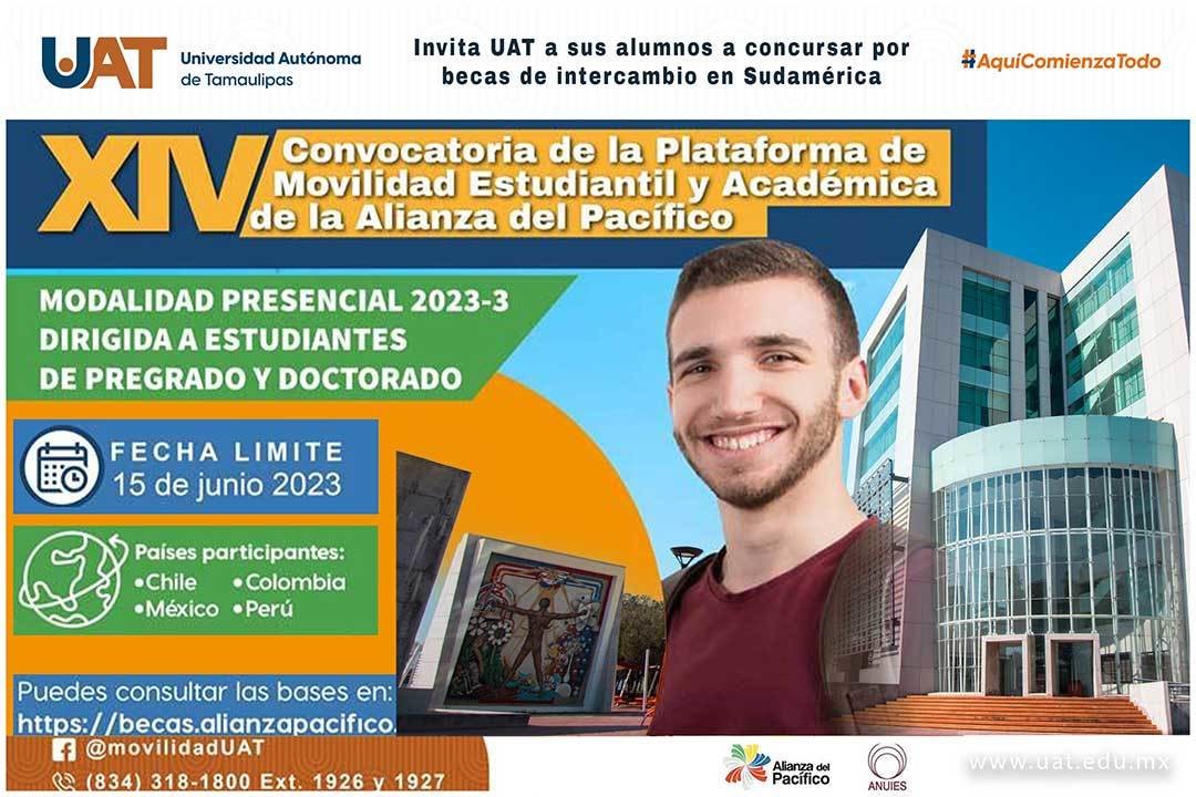 Invita UAT a sus alumnos a concursar por becas de intercambio  en Sudamérica
