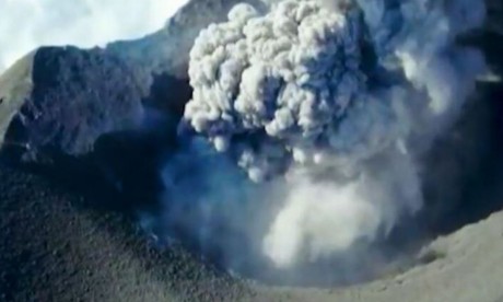 ¡Impresionante! Así se ve el interior del cráter del Popocatépetl