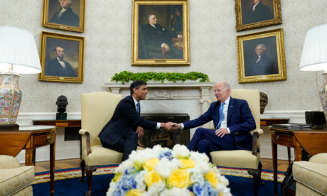 Biden y Sunak se reúnen y prometen más apoyo a Ucrania