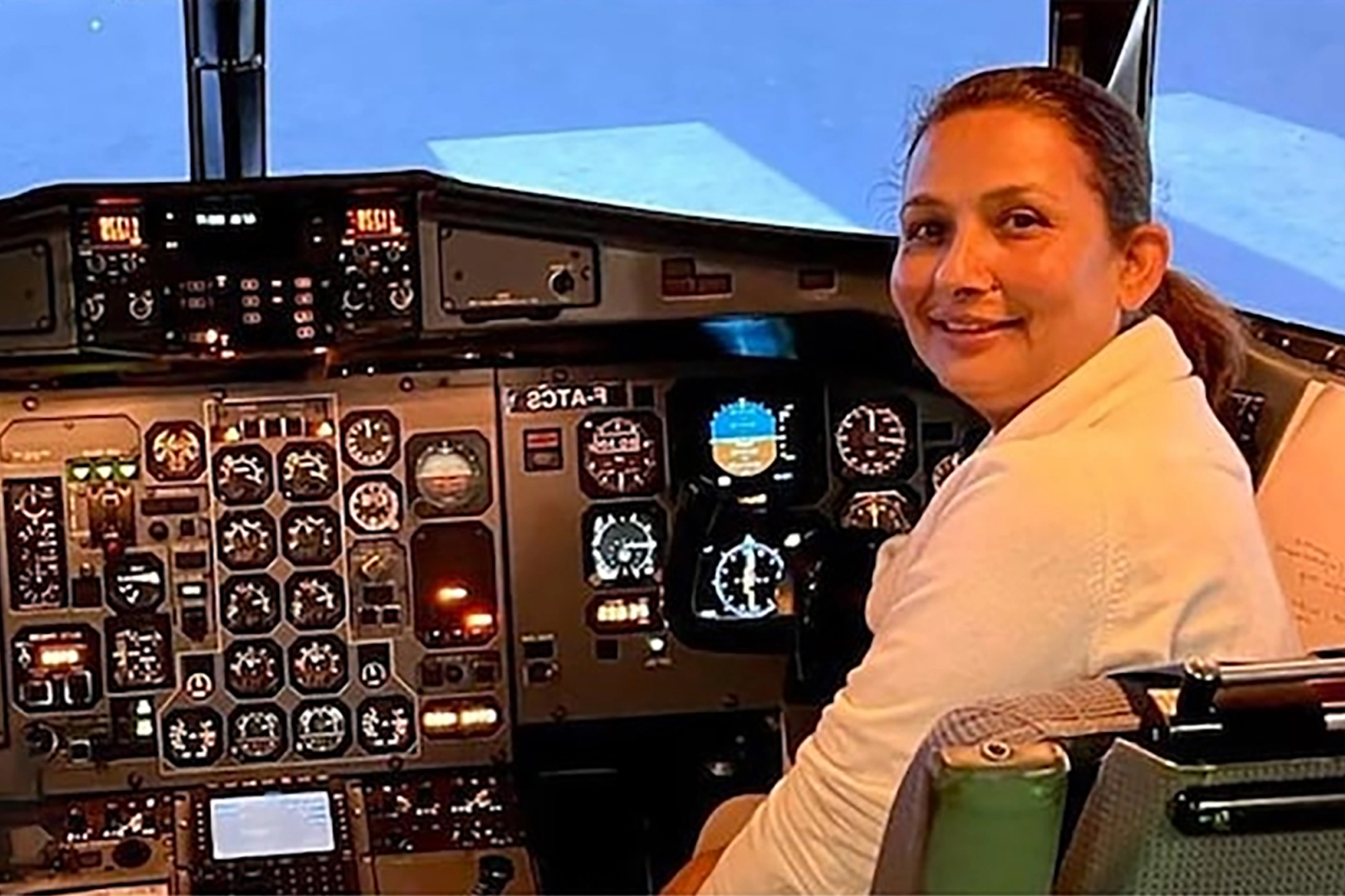 Anju Khatiwada, copiloto del vuelo 691 de Yeti Airlines.