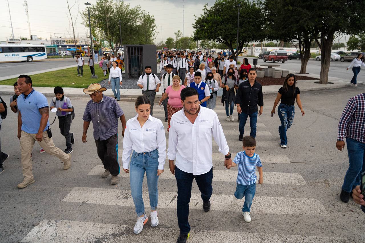 Inaugura Salinas Victoria Parque Lineal Satélite del Norte