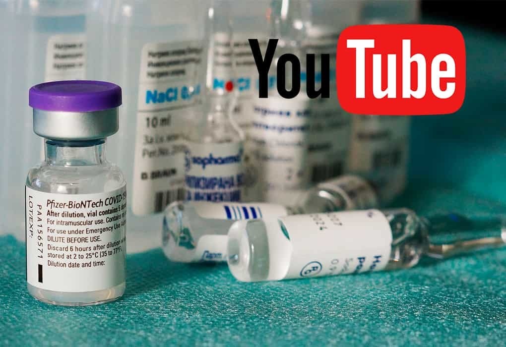 YouTube elimina videos que digan mentiras sobre vacunas