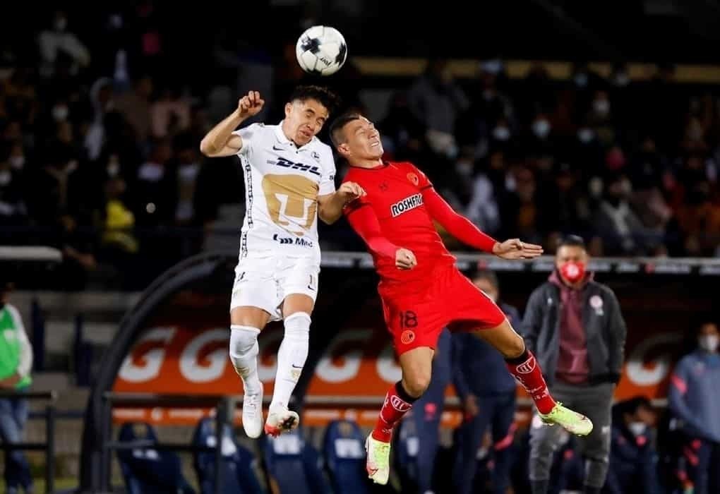 Pumas humilla 5-0 a Toluca y es lidera el Clausura 2022